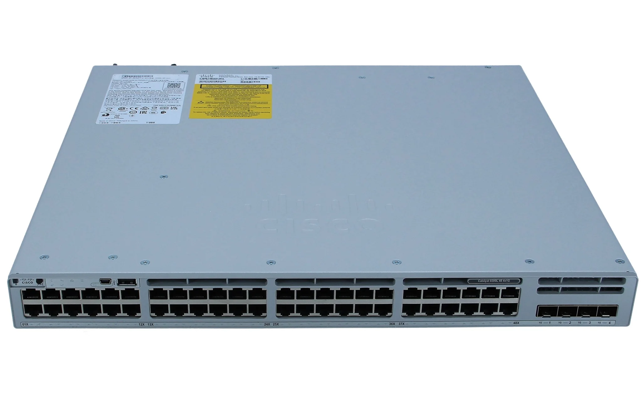 Cisco Catalyst 9300L 48-Port Gigabit Managed Switch with 4x1G Uplink (Network Essentials)