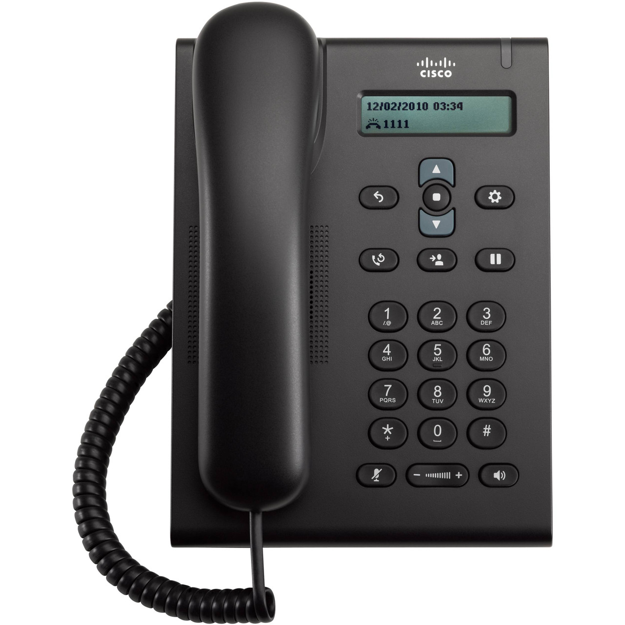 Cisco Unified SIP Phone 3905 (Charcoal, Standard Handset)